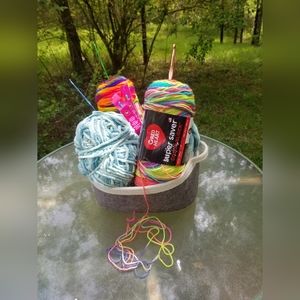 Basket of yarn